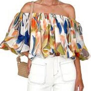 Colorful Abstract Women's Top